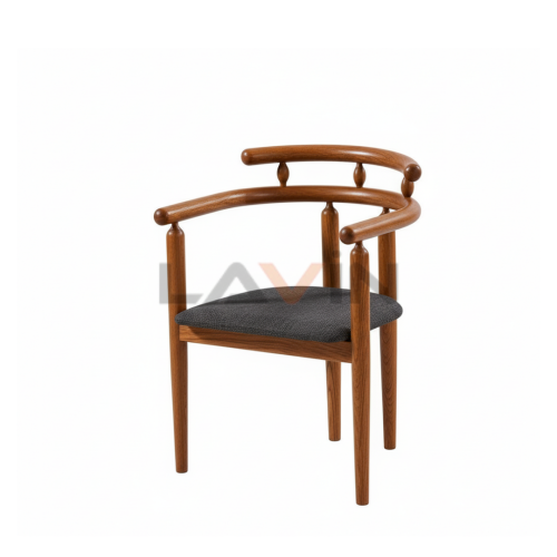 Bonny Modern Ahşap Sandalye - Şık Yemek Odası ve Cafe Sandalyesi 57x53x79 cm